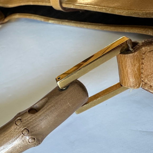 🛑DROP PRICE🛑AUTHENTIC Bamboo Jackie Shoulder Bag In Leather. - Picture 8 of 17